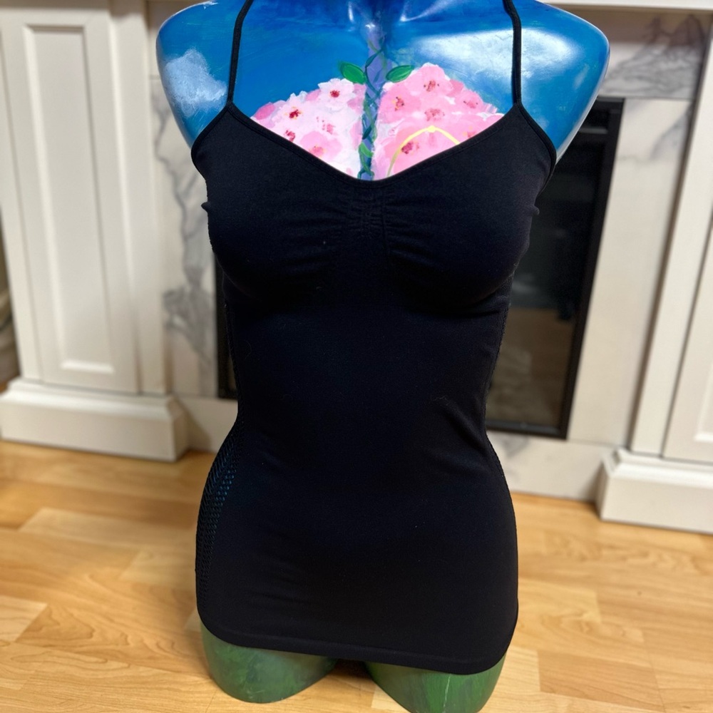 FOX Spaghetti Strap Tank Top Mesh Sides